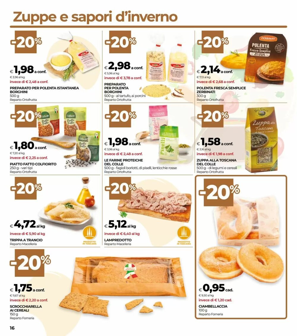 Volantino promozionale Coop  valide dal 15/01/2026 - Pagina 16.
