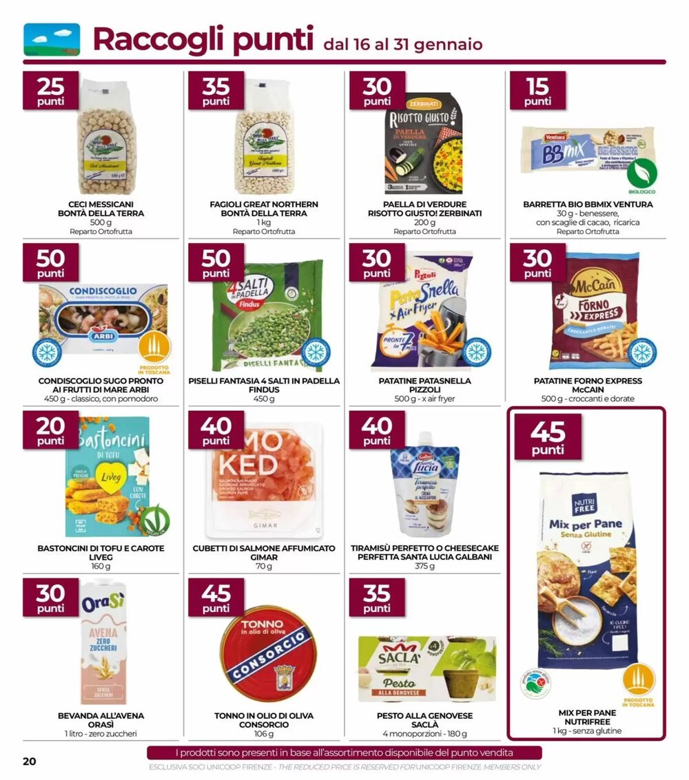 Volantino promozionale Coop  valide dal 15/01/2026 - Pagina 20.