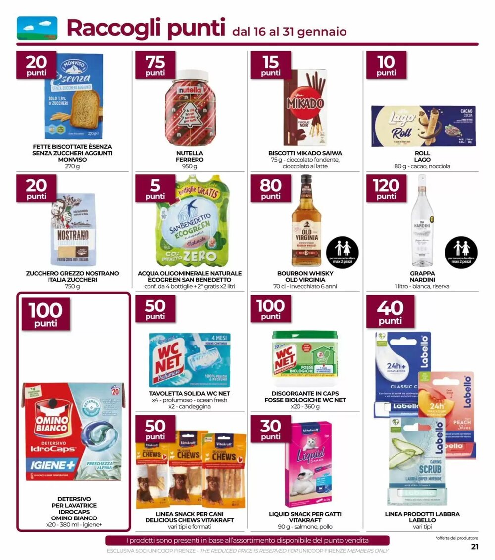 Volantino promozionale Coop  valide dal 15/01/2026 - Pagina 21.