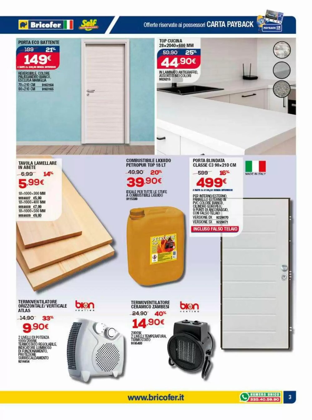 Volantino promozionale Bricofer  valide dal 15/01/2026 - Pagina 3.
