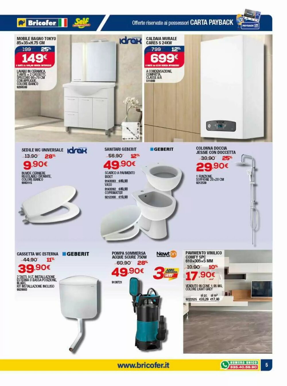 Volantino promozionale Bricofer  valide dal 15/01/2026 - Pagina 5.