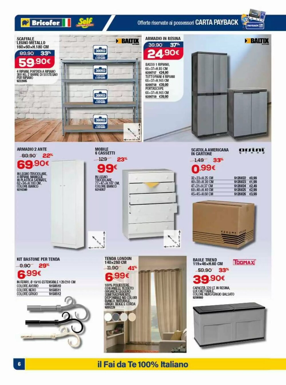 Volantino promozionale Bricofer  valide dal 15/01/2026 - Pagina 6.