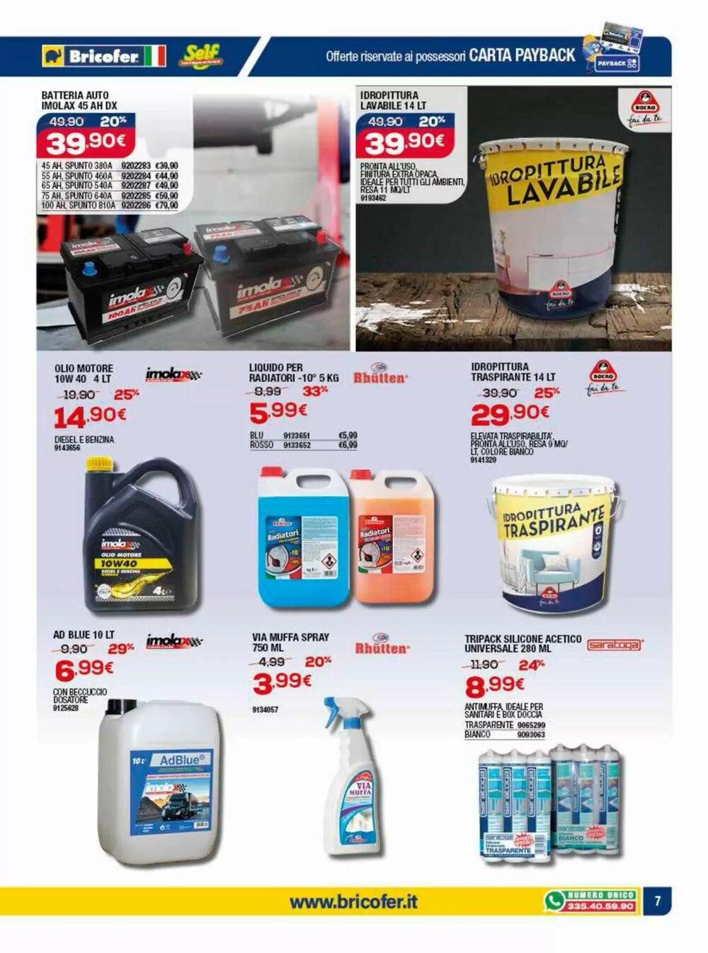 Volantino promozionale Bricofer  valide dal 15/01/2026 - Pagina 7.