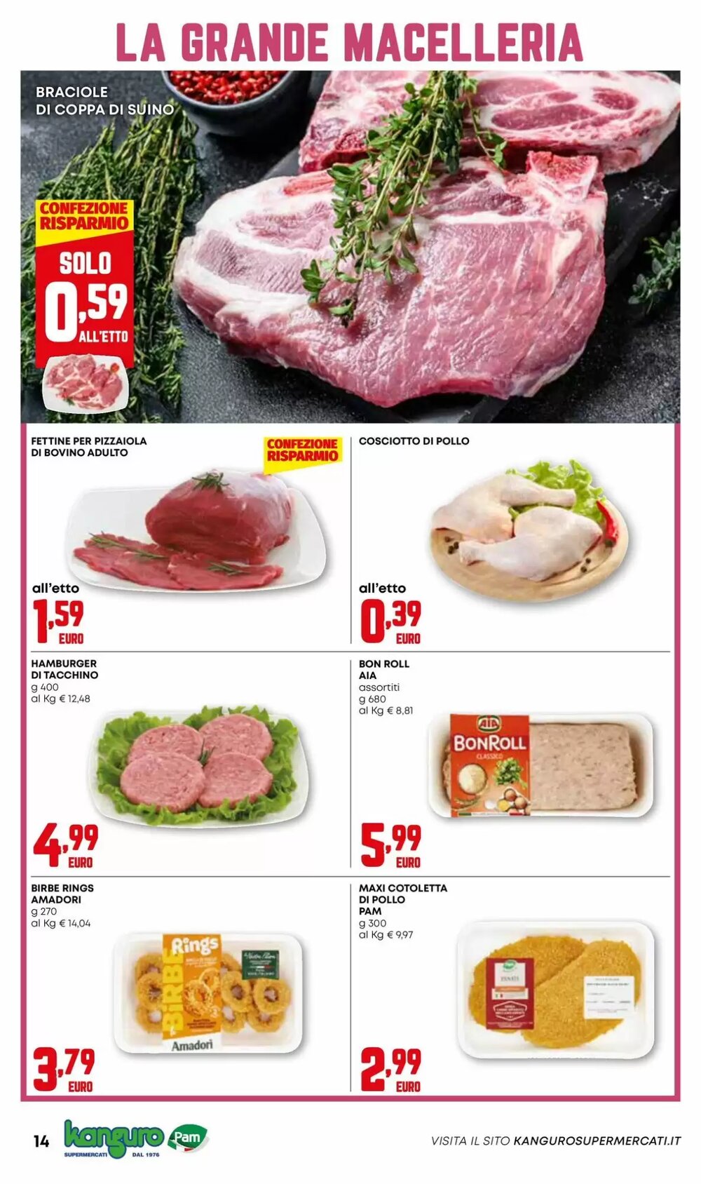 Volantino promozionale Kanguro  valide dal 15/01/2026 - Pagina 14.