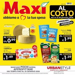 Volantino promozionale Maxi Supermercati  valide dal 15/01/2026 - Pagina 1.