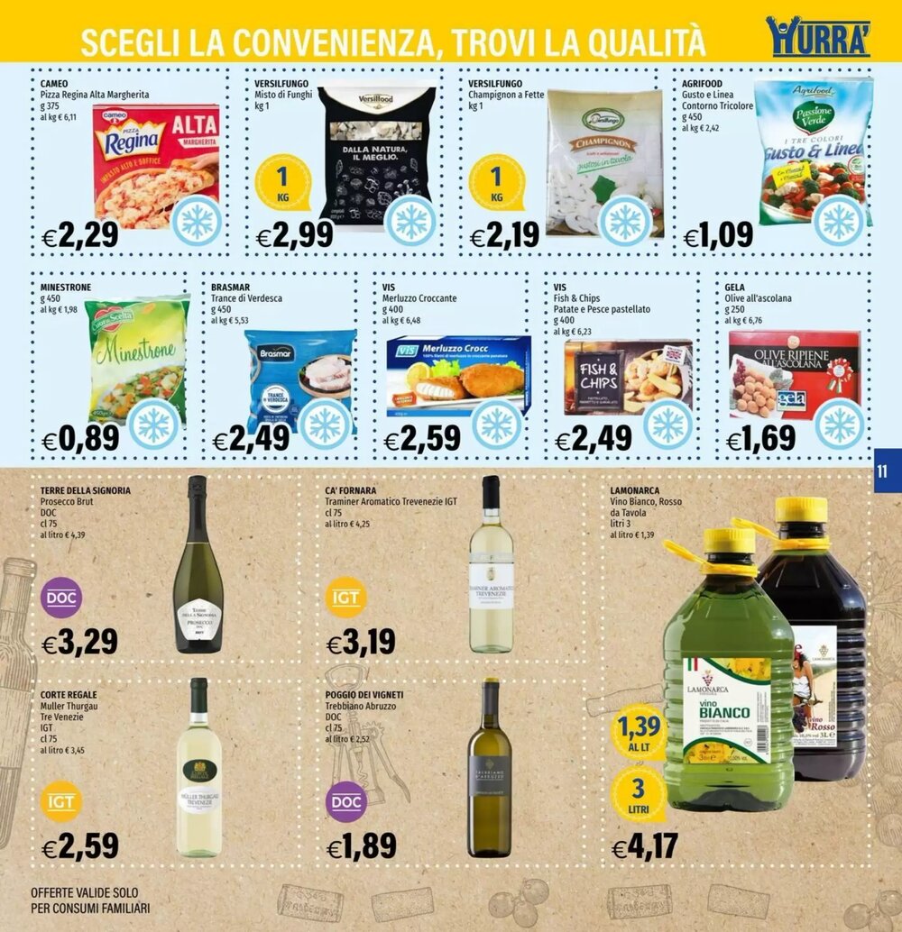 Volantino promozionale Hurrà  valide dal 15/01/2026 - Pagina 11.