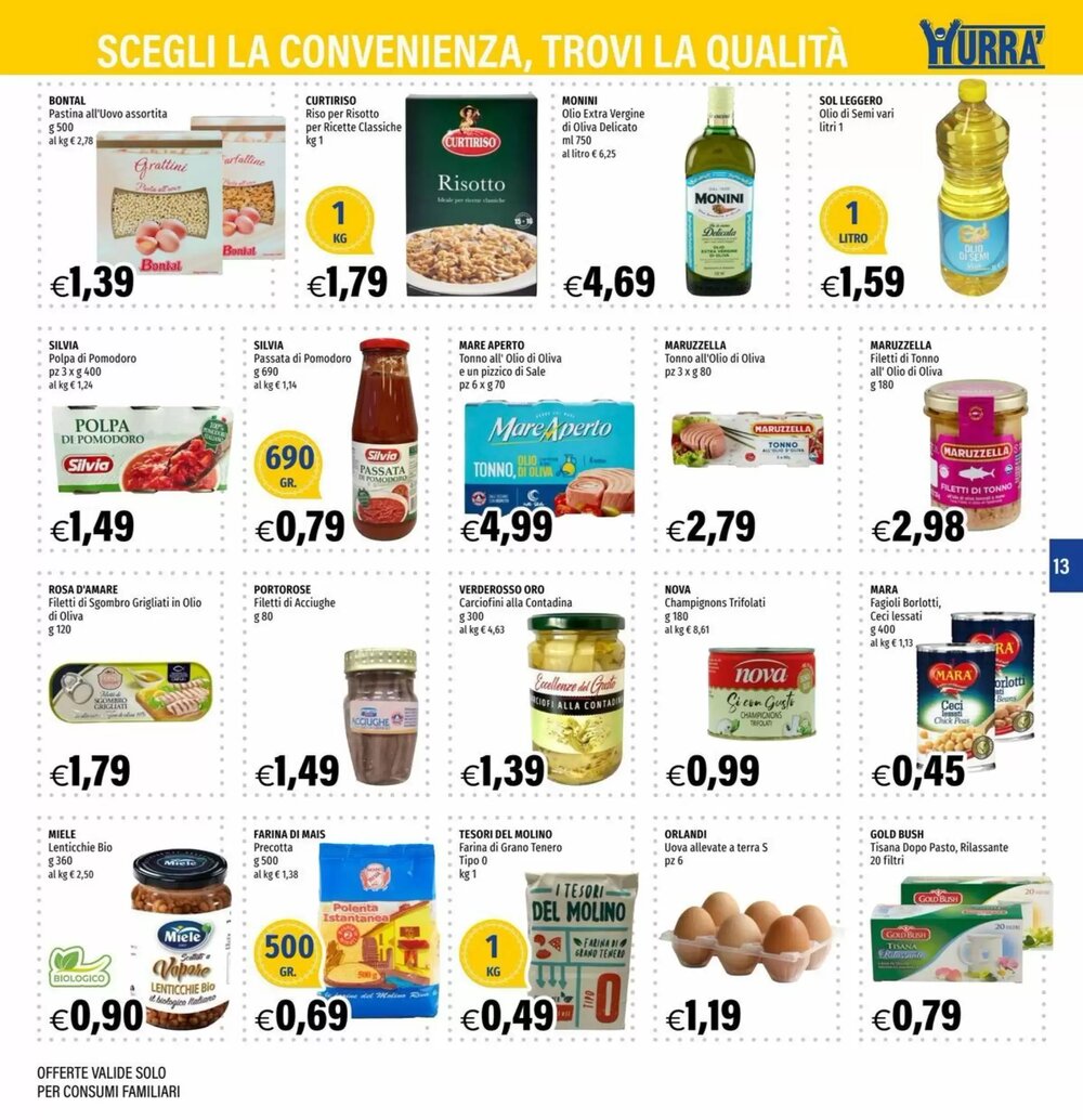 Volantino promozionale Hurrà  valide dal 15/01/2026 - Pagina 13.