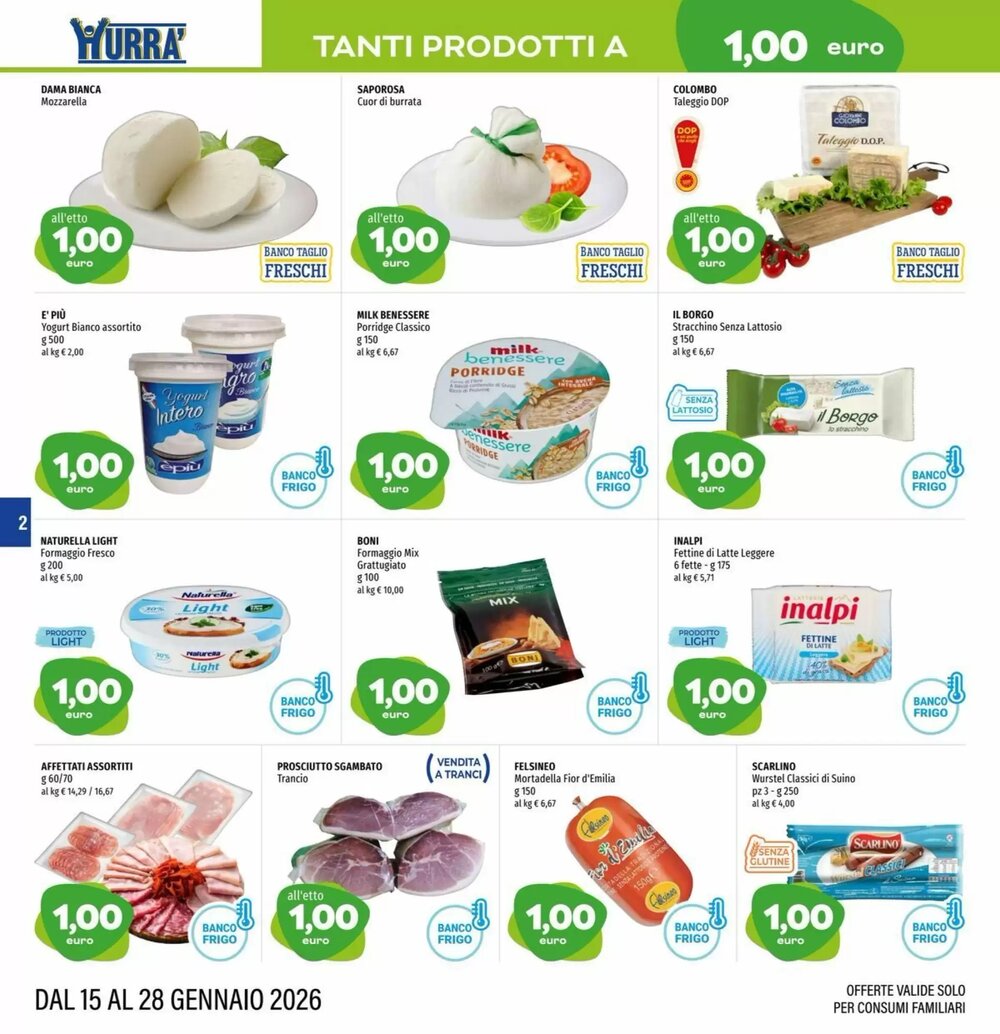 Volantino promozionale Hurrà  valide dal 15/01/2026 - Pagina 2.