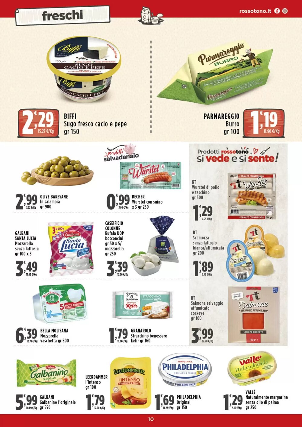 Volantino promozionale Rossotono  valide dal 15/01/2026 - Pagina 10.