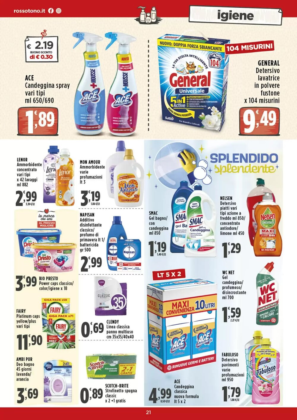 Volantino promozionale Rossotono  valide dal 15/01/2026 - Pagina 21.