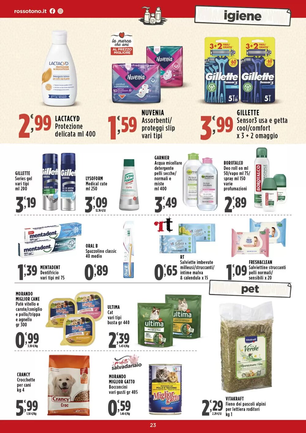 Volantino promozionale Rossotono  valide dal 15/01/2026 - Pagina 23.