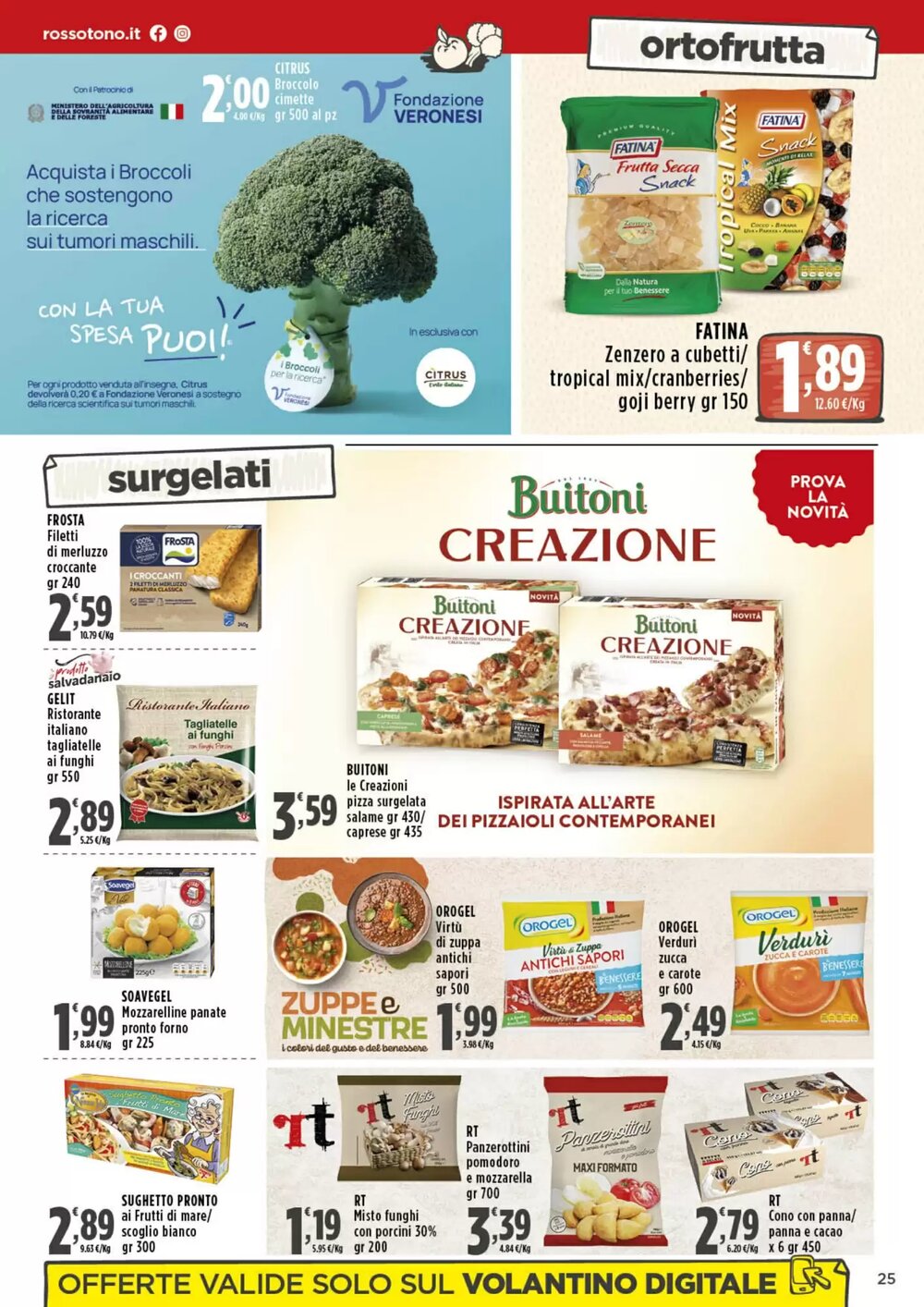 Volantino promozionale Rossotono  valide dal 15/01/2026 - Pagina 25.