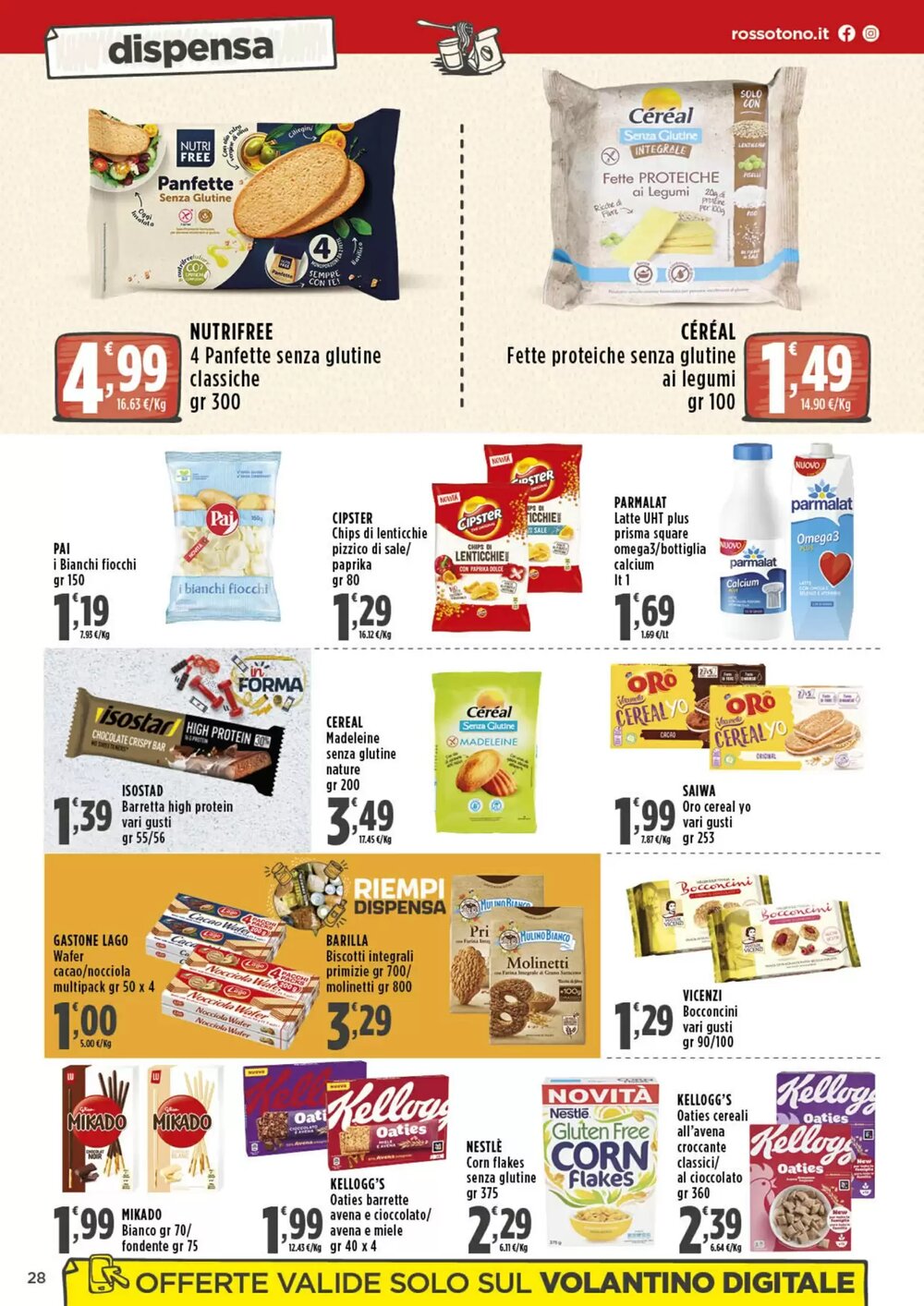Volantino promozionale Rossotono  valide dal 15/01/2026 - Pagina 28.