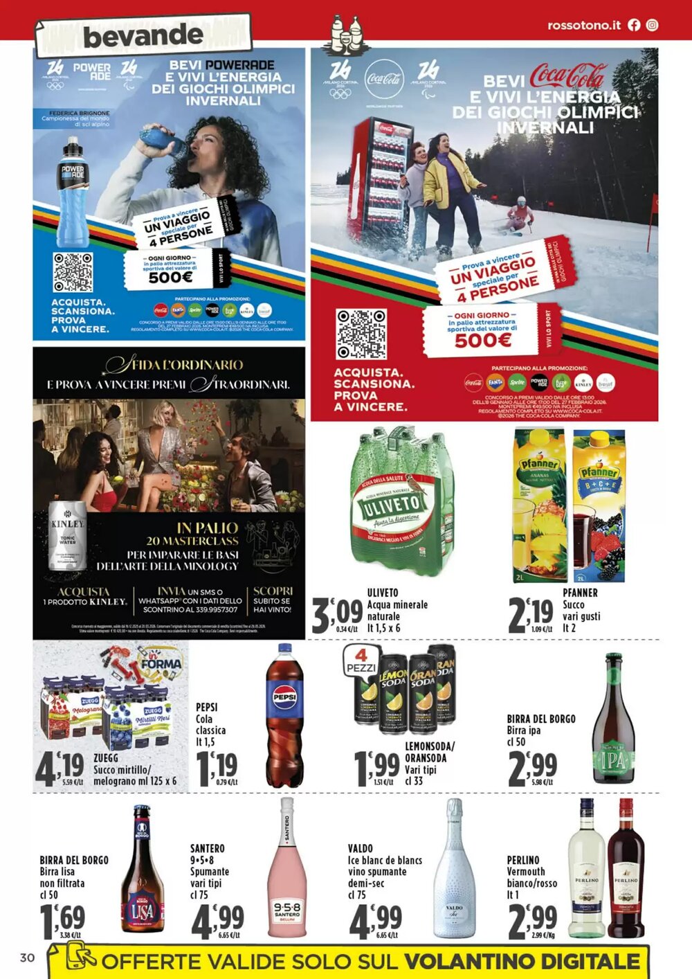 Volantino promozionale Rossotono  valide dal 15/01/2026 - Pagina 30.