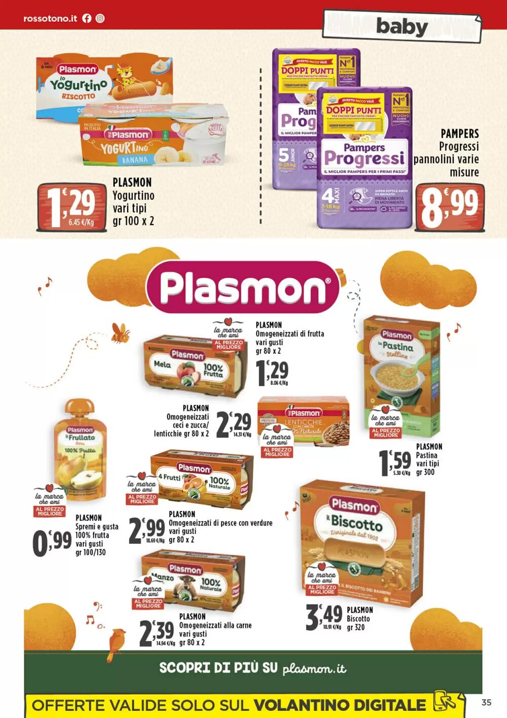 Volantino promozionale Rossotono  valide dal 15/01/2026 - Pagina 35.