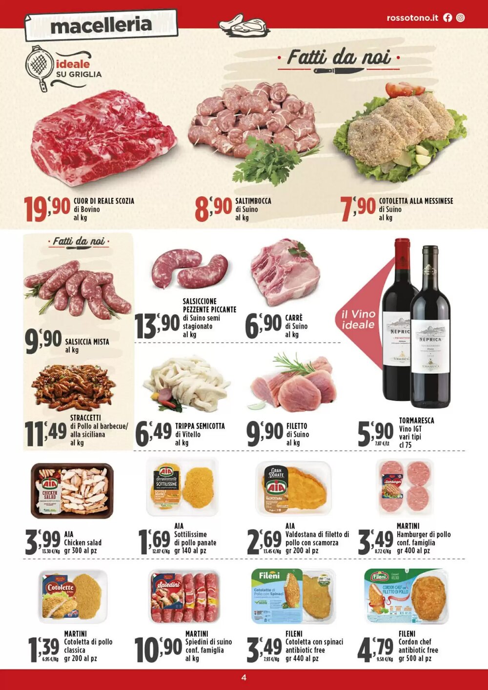 Volantino promozionale Rossotono  valide dal 15/01/2026 - Pagina 4.