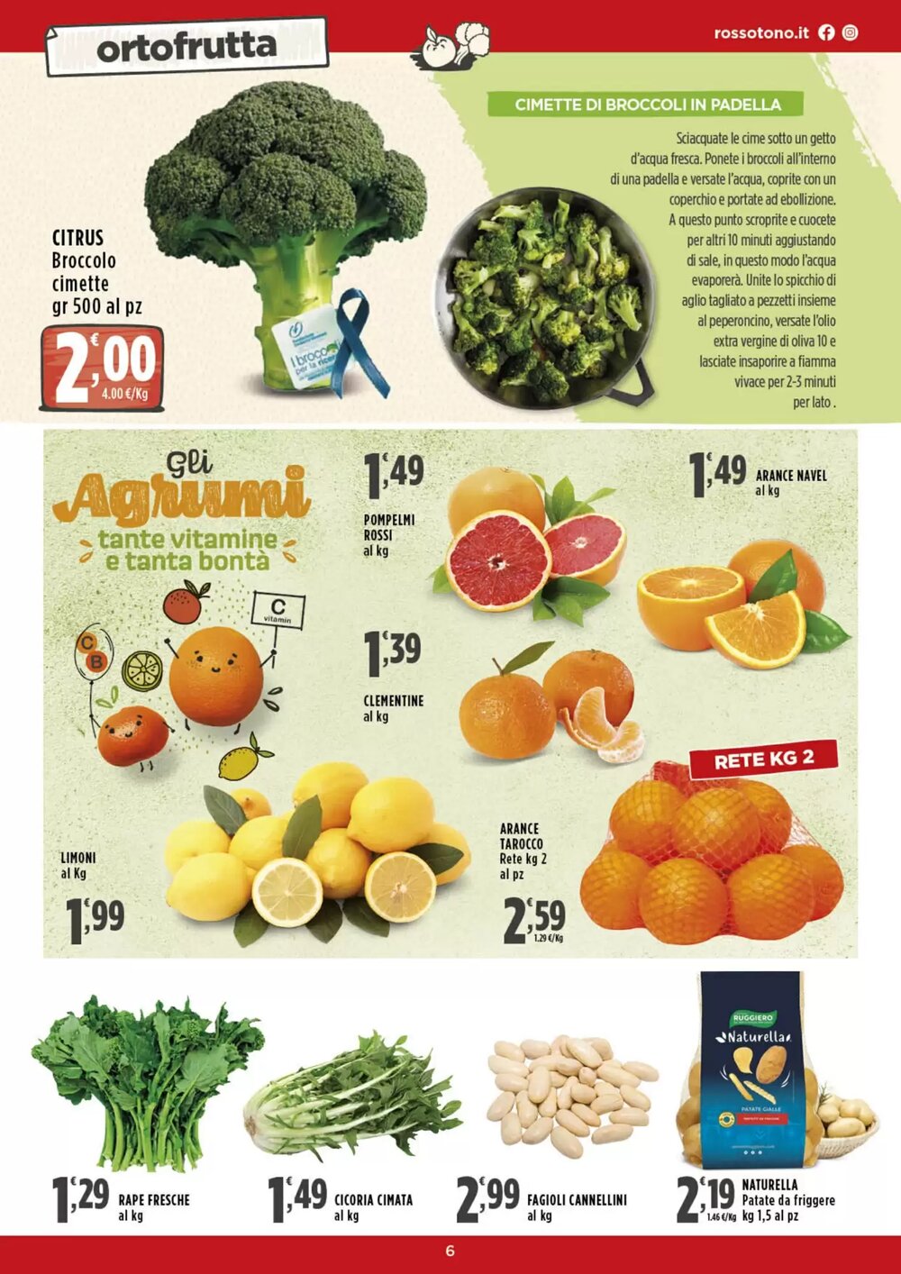 Volantino promozionale Rossotono  valide dal 15/01/2026 - Pagina 6.