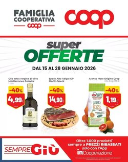 Volantino promozionale Coop  valide dal 15/01/2026 - Pagina 1.