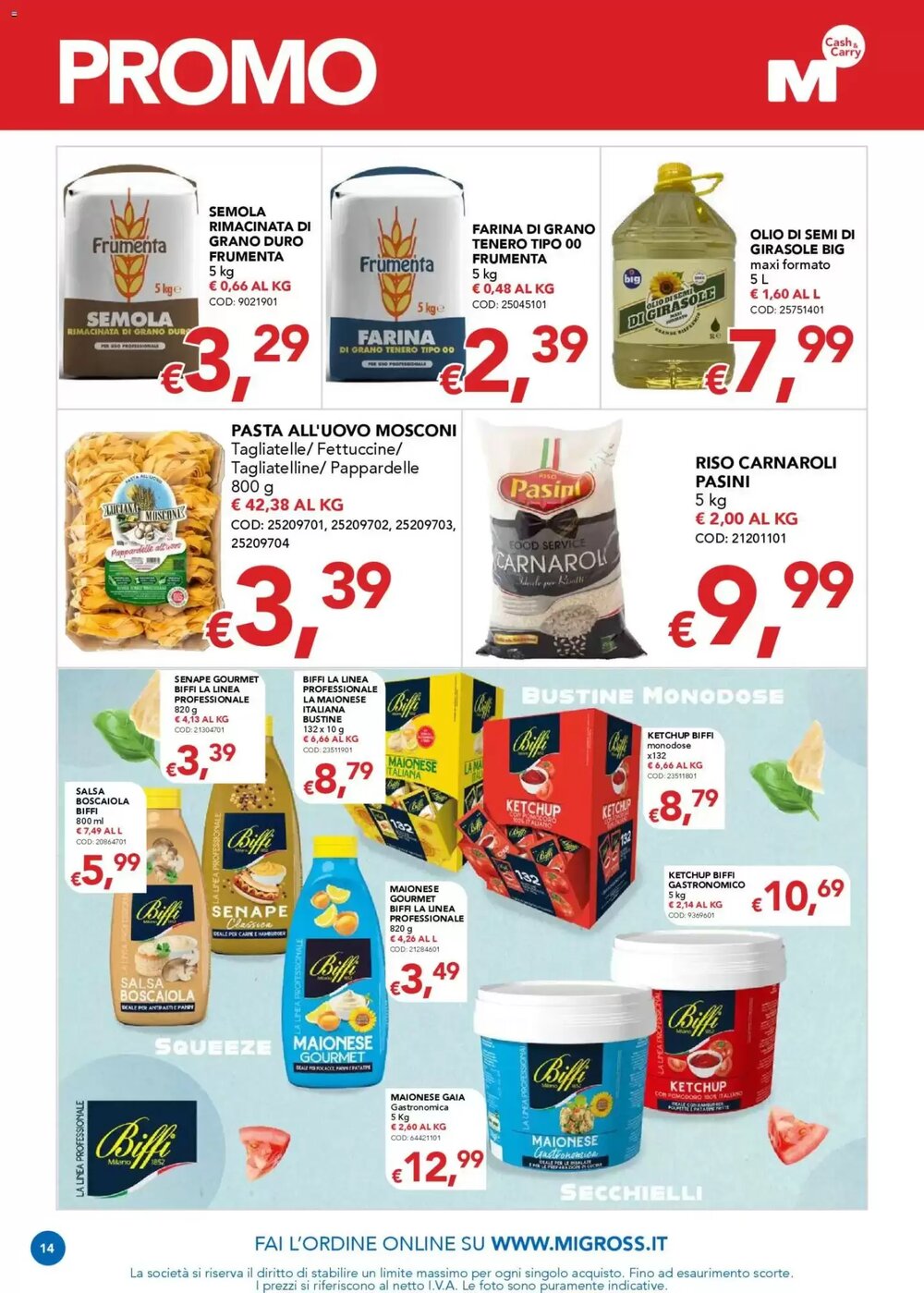 Volantino promozionale Migross Supermercati e Market  valide dal 15/01/2026 - Pagina 14.