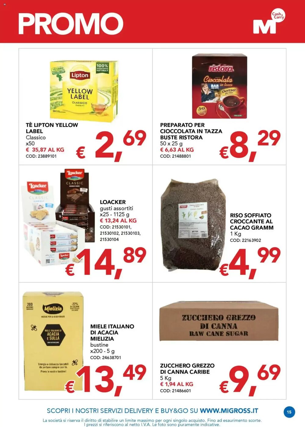 Volantino promozionale Migross Supermercati e Market  valide dal 15/01/2026 - Pagina 15.