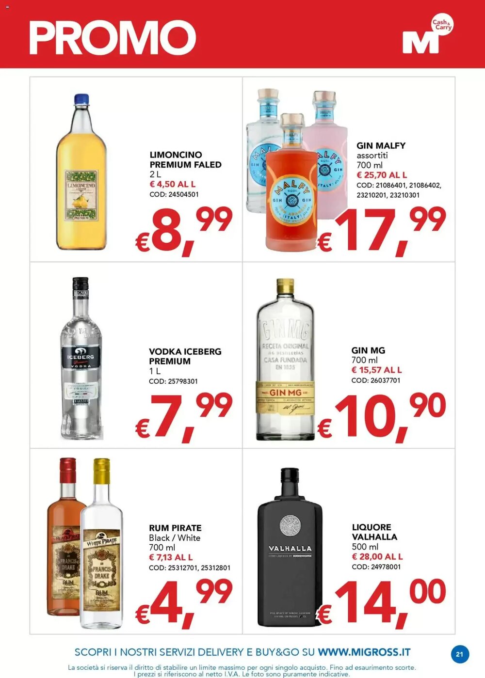 Volantino promozionale Migross Supermercati e Market  valide dal 15/01/2026 - Pagina 21.