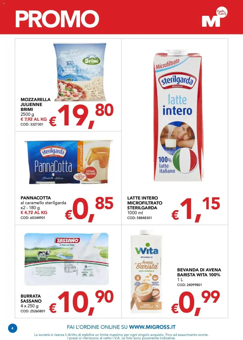 Volantino promozionale Migross Supermercati e Market  valide dal 15/01/2026 - Pagina 4.