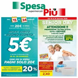 Volantino promozionale SpesaPiù Supermercati  valide dal 15/01/2026 - Pagina 1.