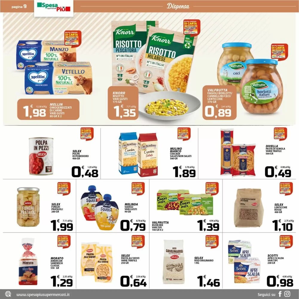 Volantino promozionale SpesaPiù Supermercati  valide dal 15/01/2026 - Pagina 9.