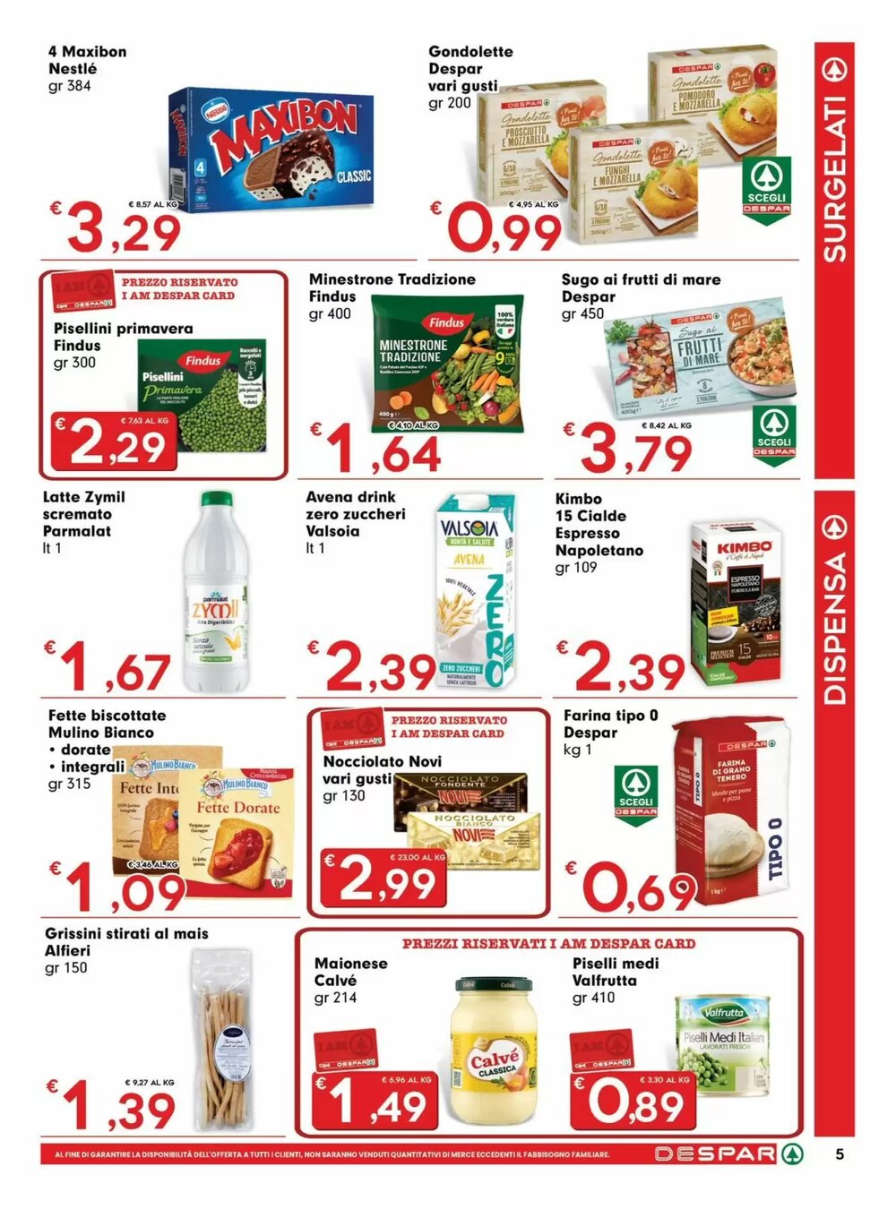 Volantino promozionale Despar  valide dal 15/01/2026 - Pagina 5.