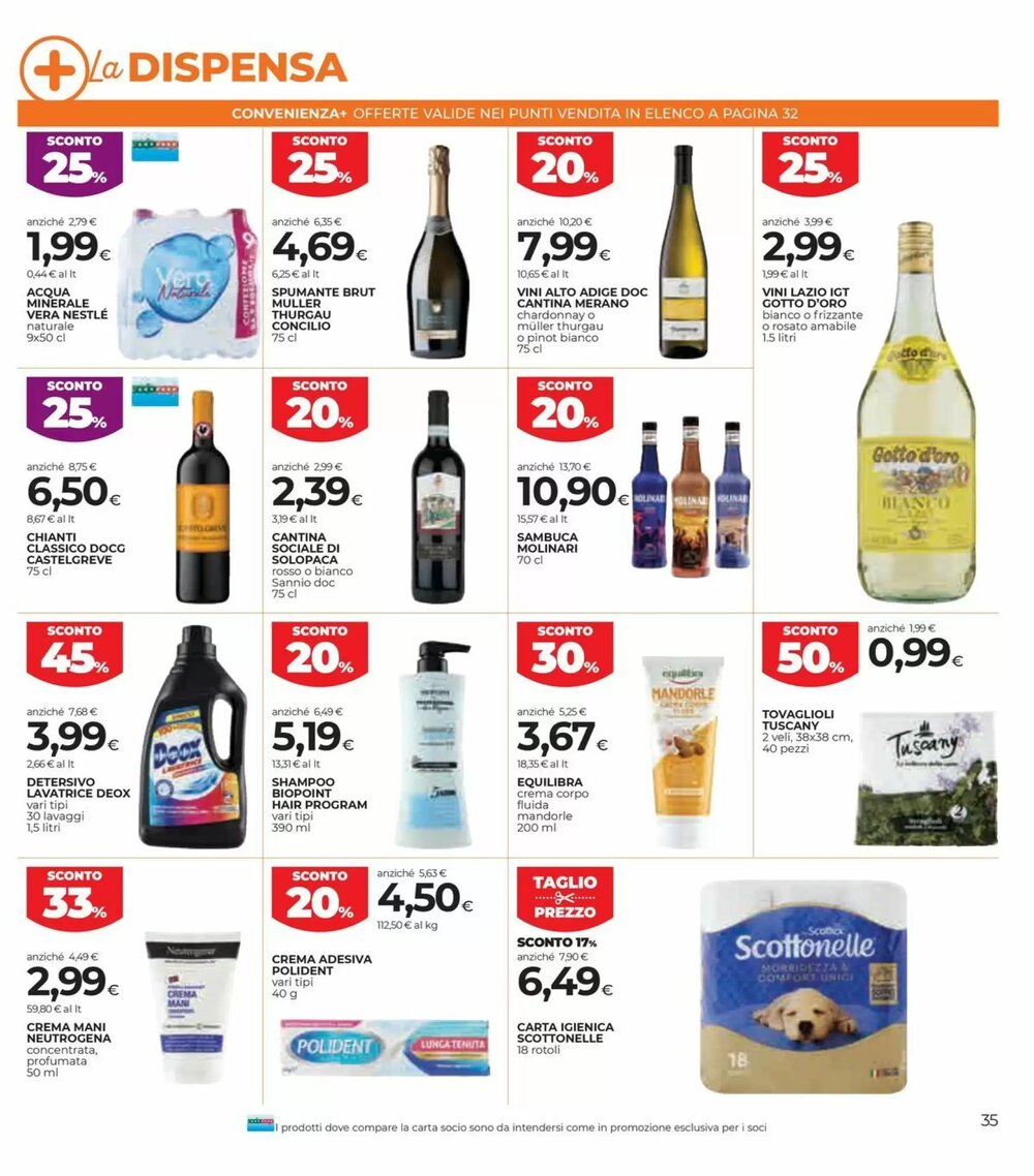 Volantino promozionale Coop Master Alleanza 3.0  valide dal 15/01/2026 - Pagina 35.