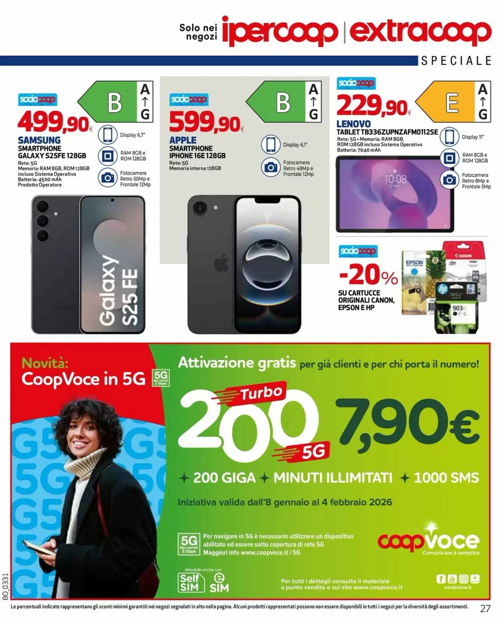 Volantino promozionale Coop  valide dal 15/01/2026 - Pagina 27.