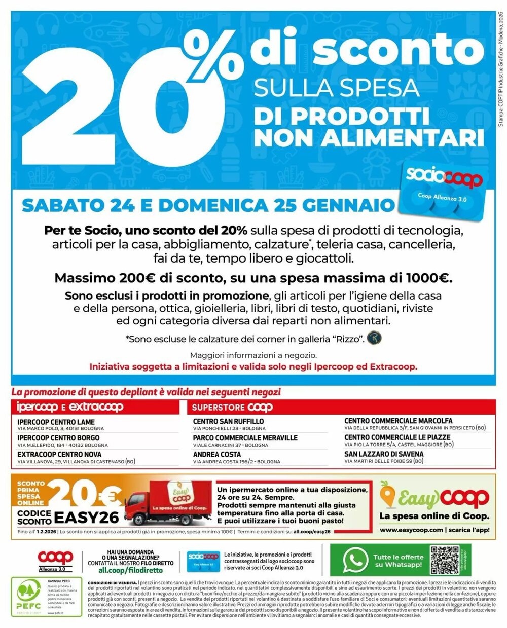 Volantino promozionale Coop  valide dal 15/01/2026 - Pagina 46.
