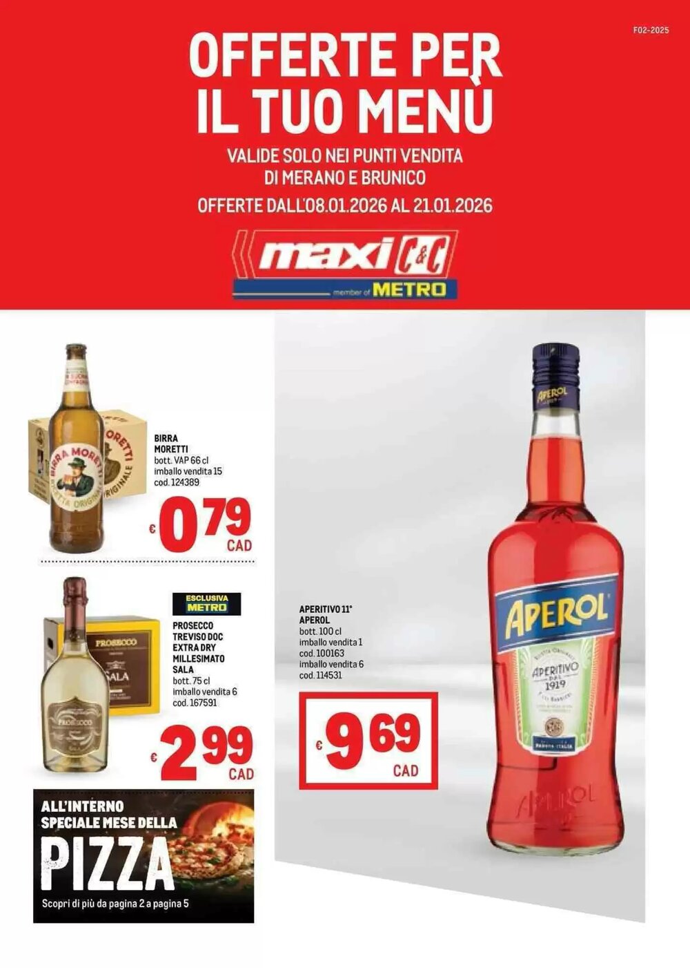 Volantino promozionale Metro  valide dal 15/01/2026 - Pagina 1.