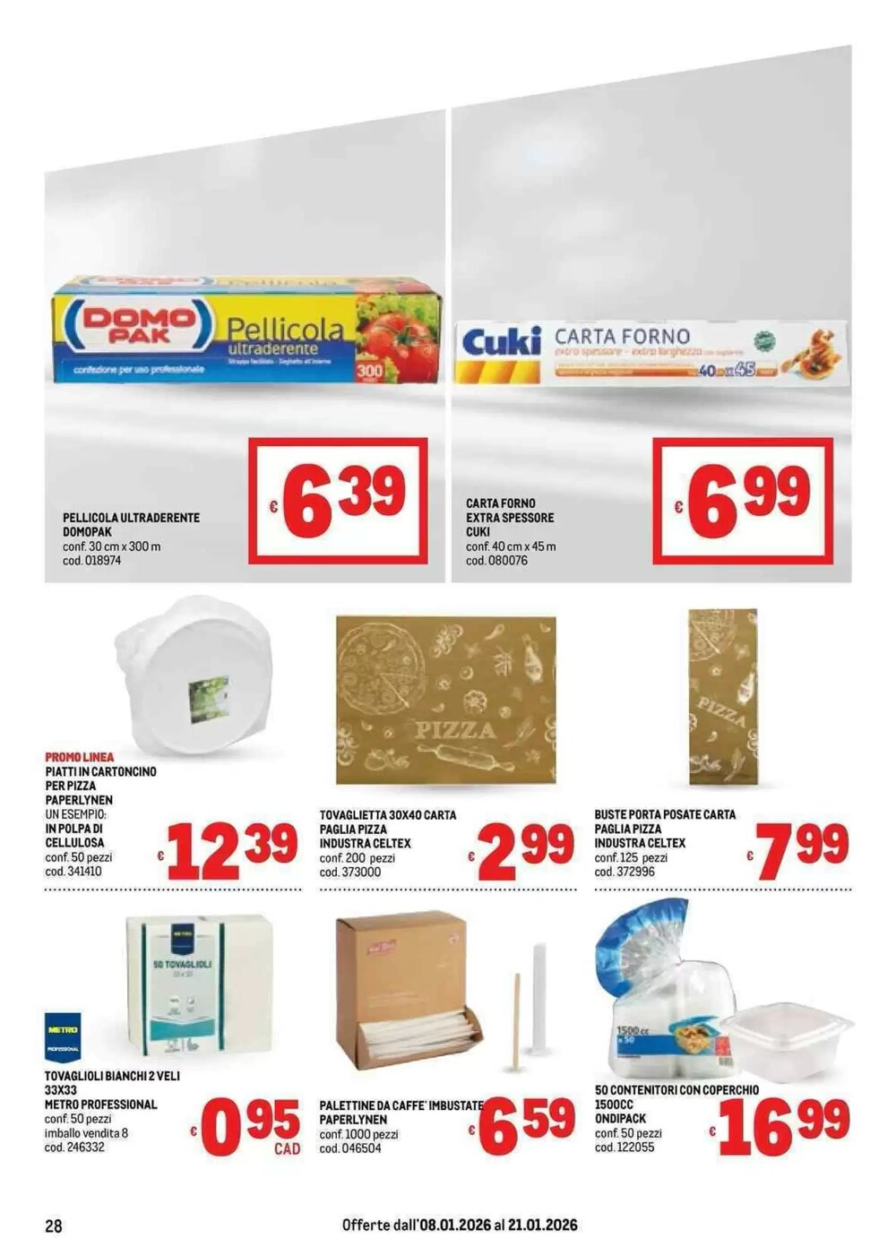 Volantino promozionale Metro  valide dal 15/01/2026 - Pagina 29.