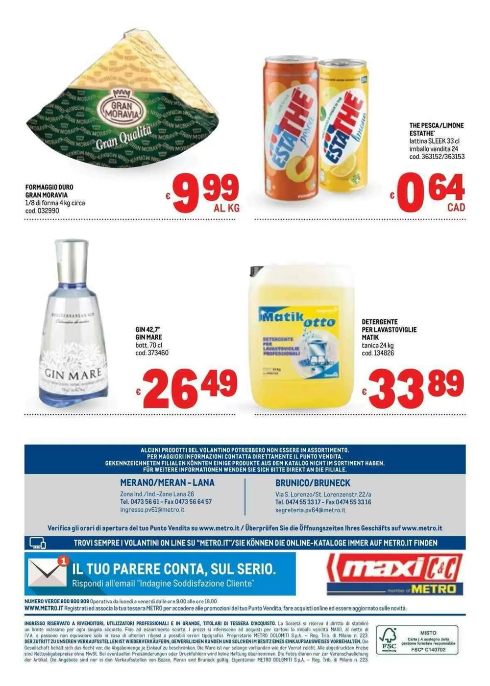 Volantino promozionale Metro  valide dal 15/01/2026 - Pagina 43.