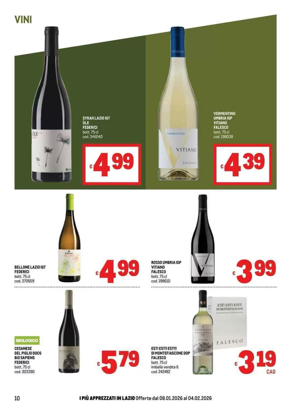 Volantino promozionale Metro  valide dal 15/01/2026 - Pagina 10.