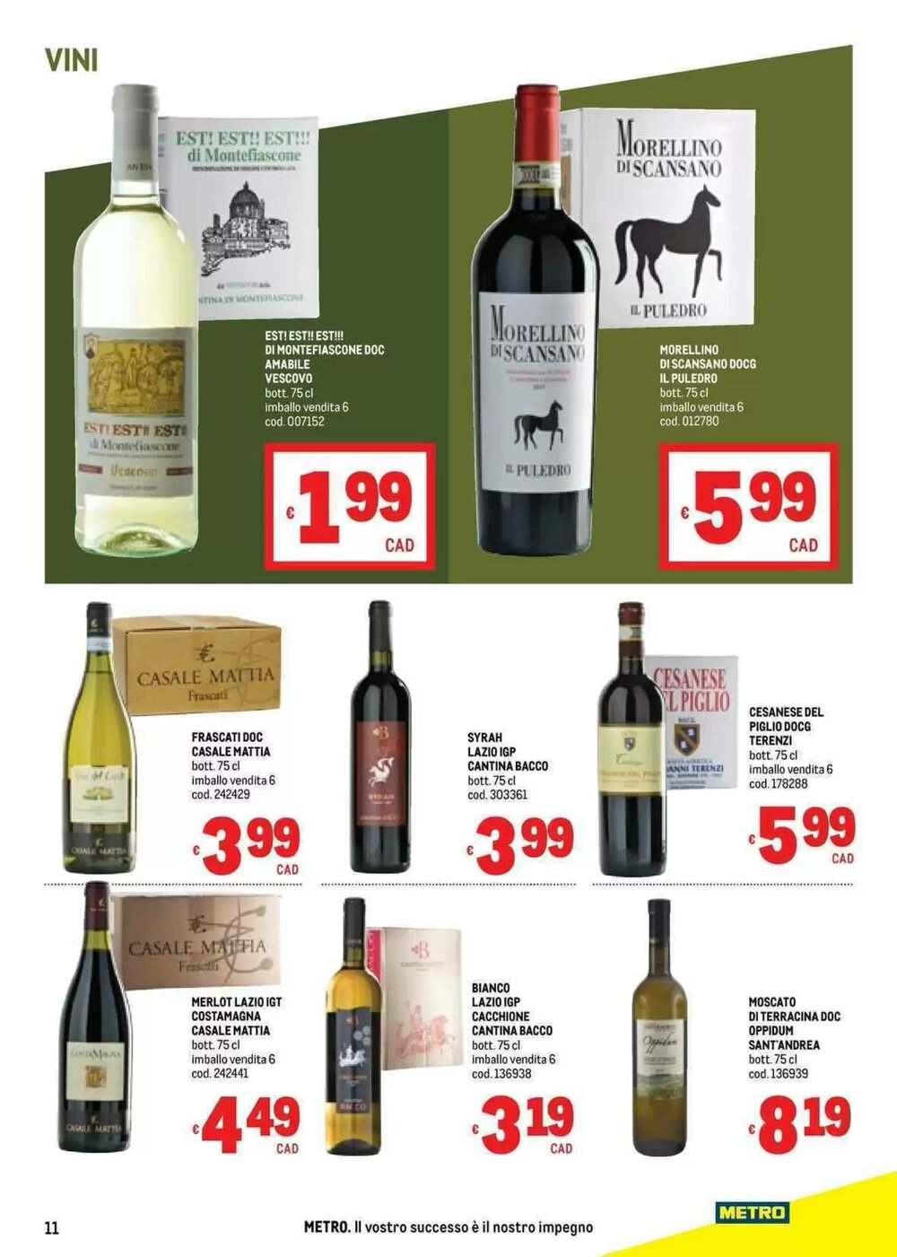 Volantino promozionale Metro  valide dal 15/01/2026 - Pagina 11.