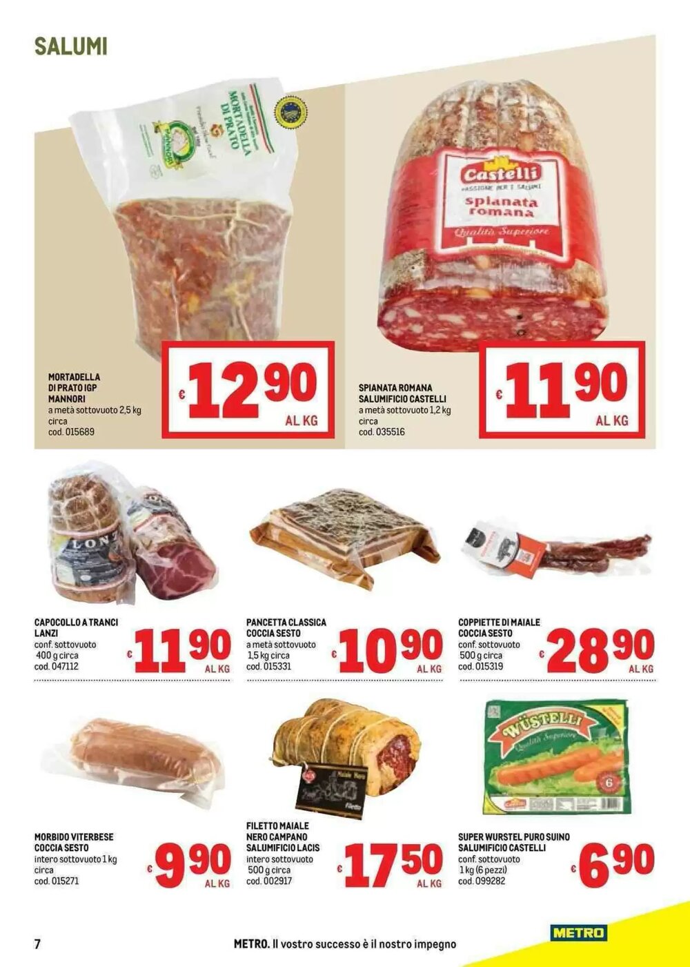 Volantino promozionale Metro  valide dal 15/01/2026 - Pagina 7.