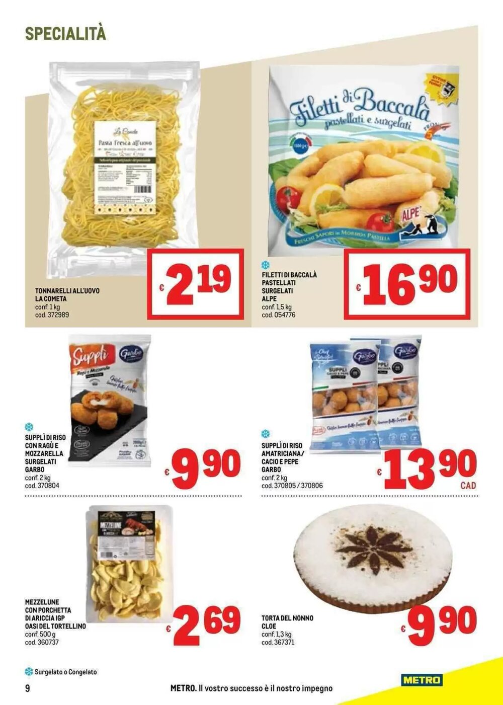 Volantino promozionale Metro  valide dal 15/01/2026 - Pagina 9.
