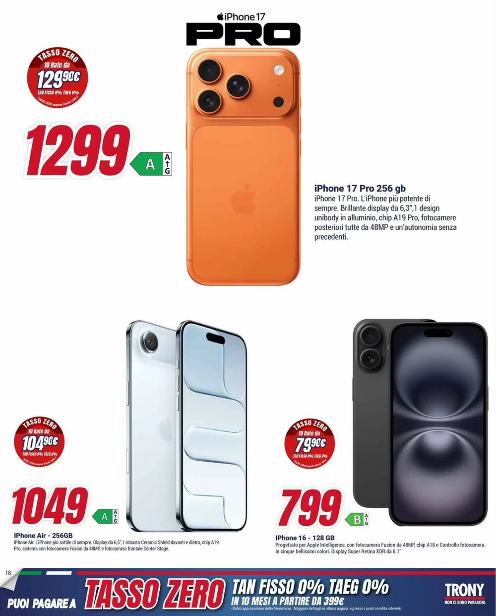 Volantino promozionale Trony  valide dal 15/01/2026 - Pagina 18.