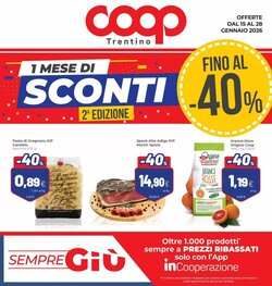 Volantino promozionale Coop Trentino  valide dal 15/01/2026 - Pagina 1.