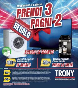 Volantino promozionale Trony  valide dal 15/01/2026
