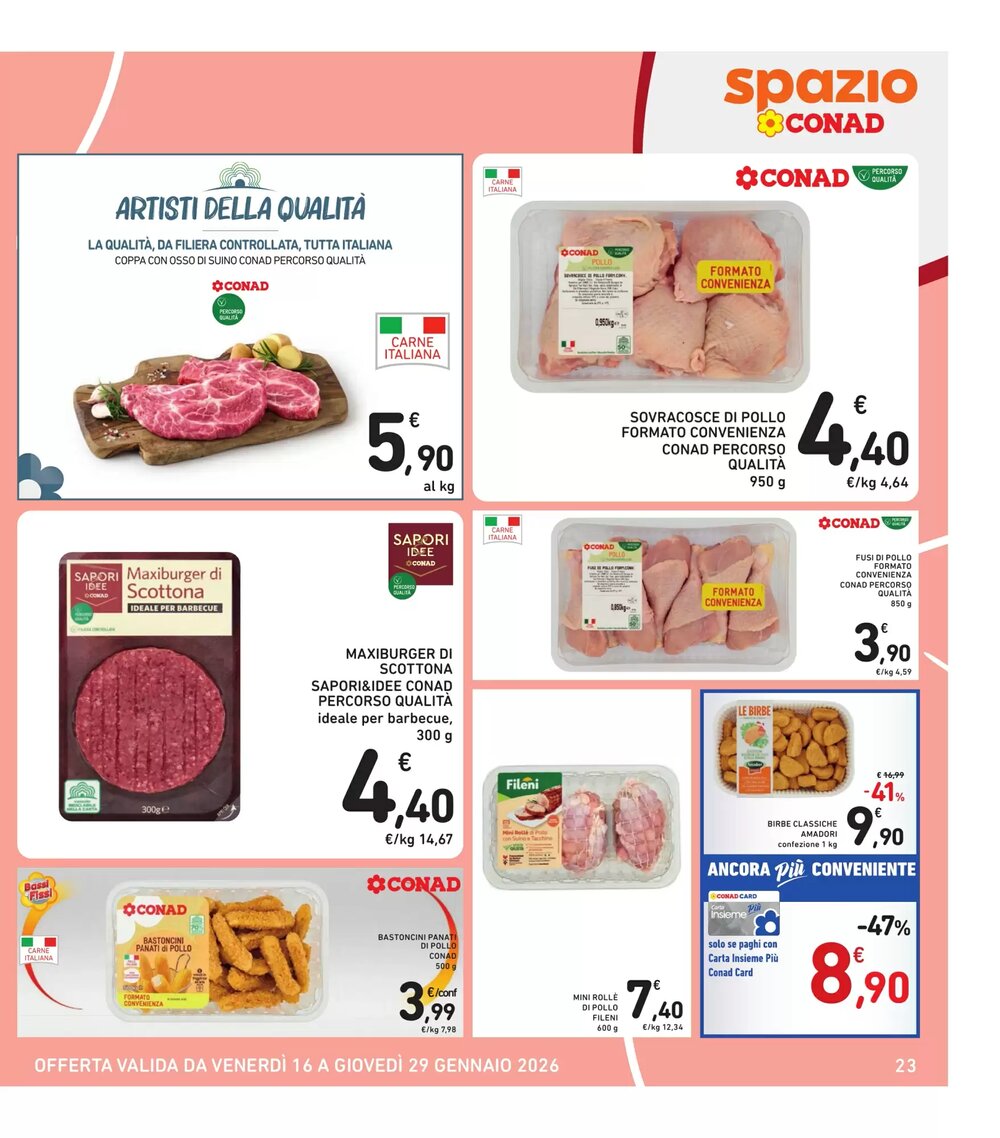 Volantino promozionale Spazio Conad  valide dal 16/01/2026 - Pagina 23.