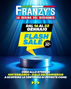 Volantino promozionale Franzy's  valide dal 16/01/2026 - Pagina 1.