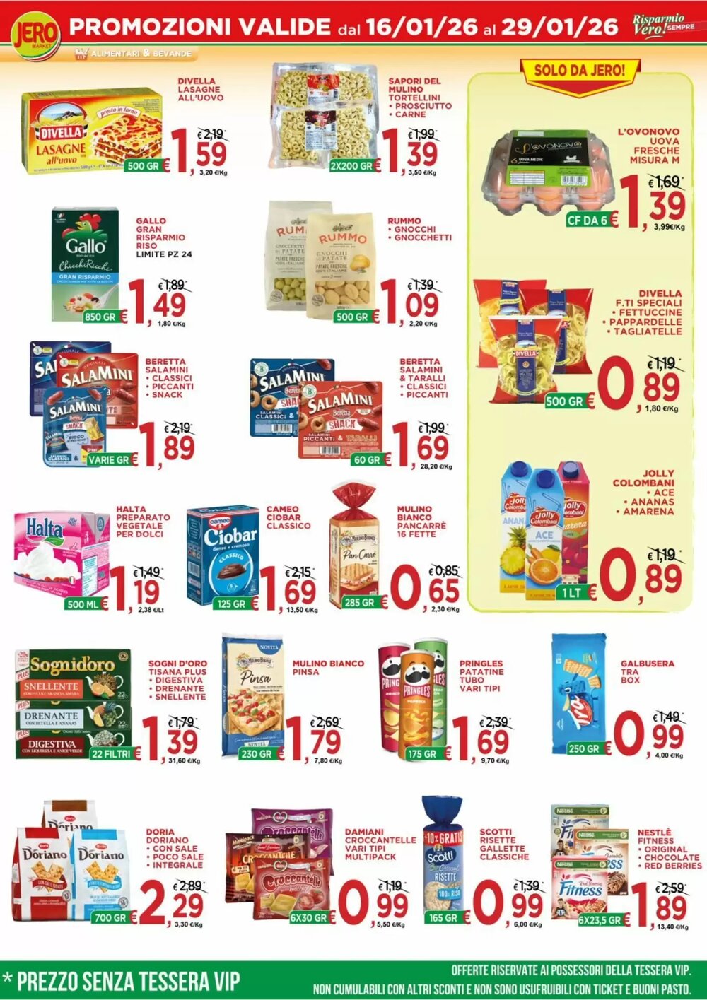 Volantino promozionale Jero Market  valide dal 16/01/2026 - Pagina 2.