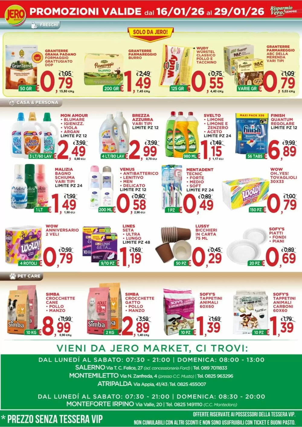 Volantino promozionale Jero Market  valide dal 16/01/2026 - Pagina 6.