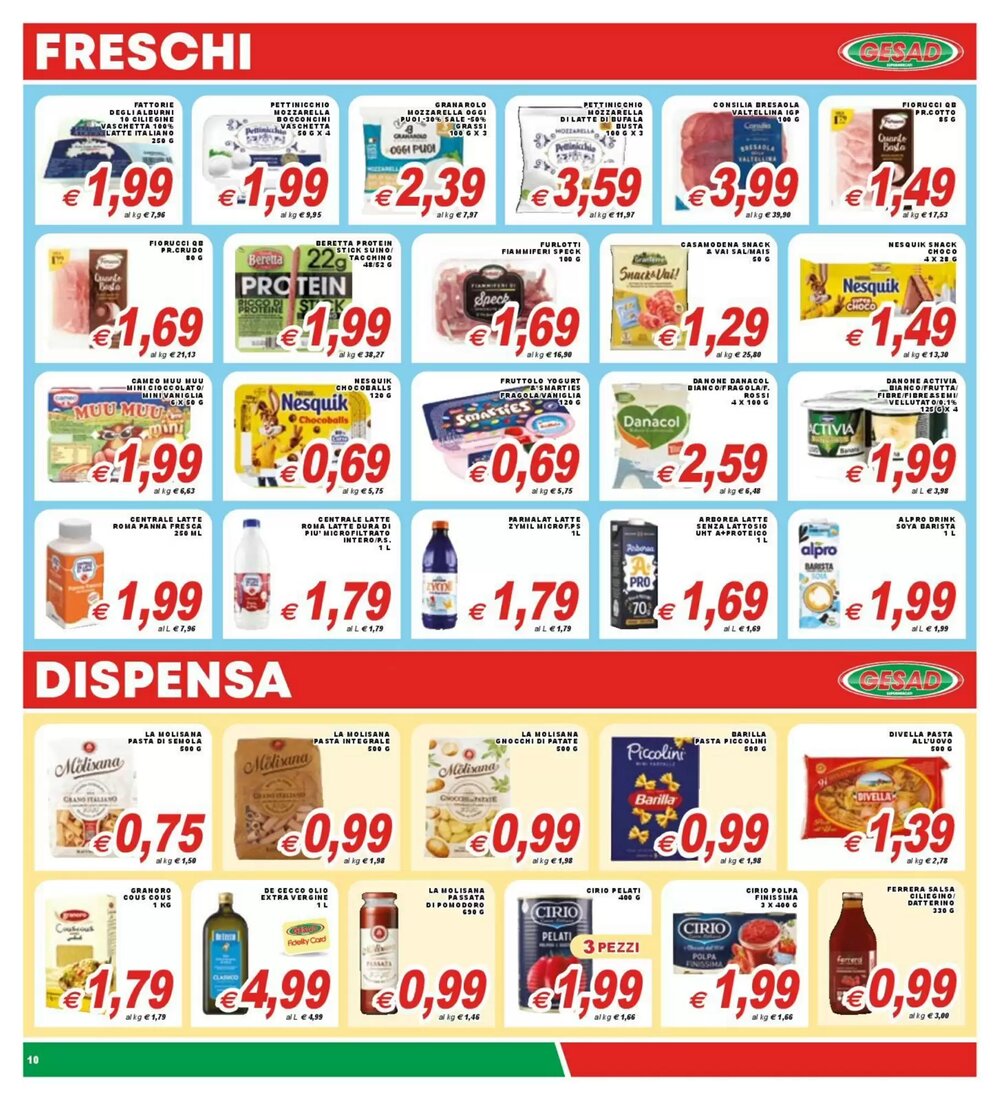 Volantino promozionale Gesad Supermercati  valide dal 16/01/2026 - Pagina 10.