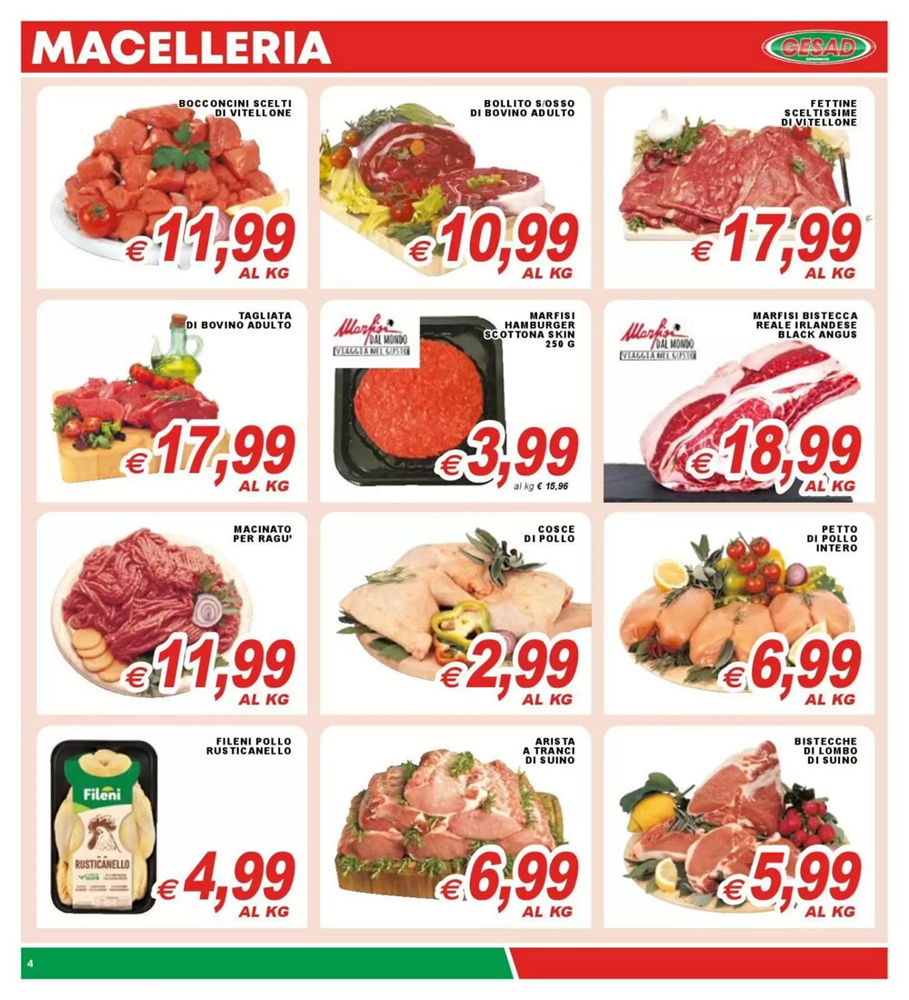 Volantino promozionale Gesad Supermercati  valide dal 16/01/2026 - Pagina 4.