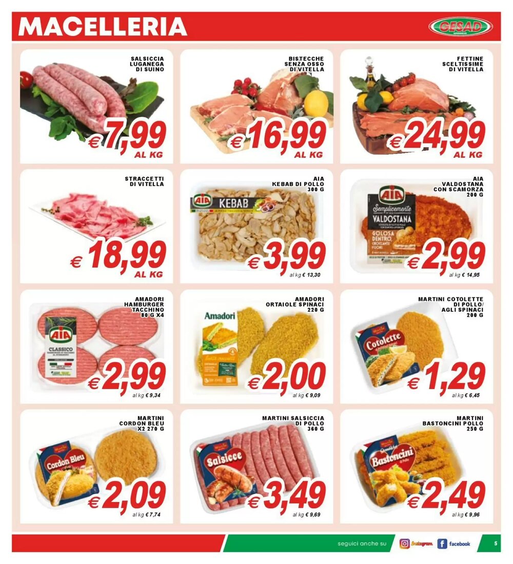 Volantino promozionale Gesad Supermercati  valide dal 16/01/2026 - Pagina 5.