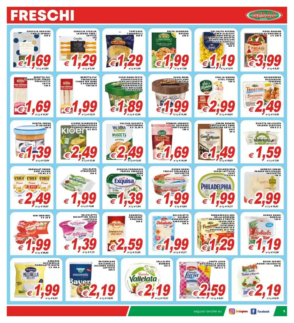 Volantino promozionale Gesad Supermercati  valide dal 16/01/2026 - Pagina 9.
